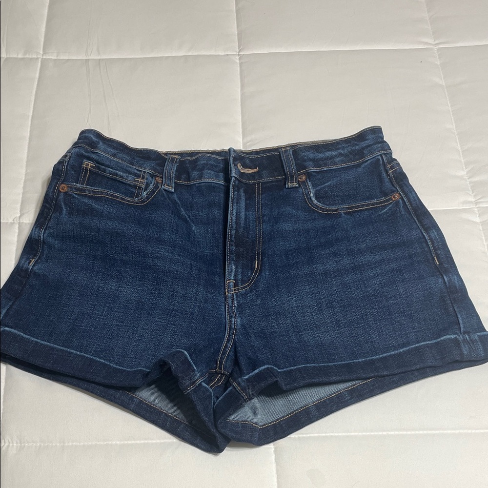 American Eagle Outfitters Dark Blue Jean Shorts